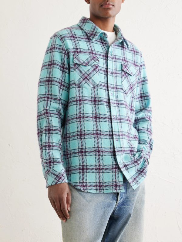 Lagoon Checked Cashmere Shirt - FR