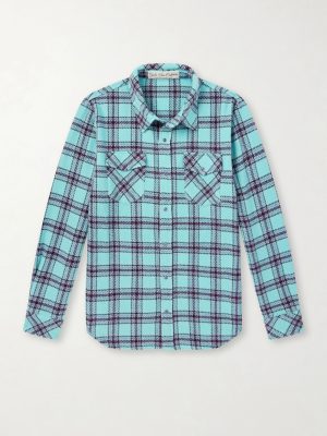 Lagoon Checked Cashmere Shirt Lagoon Checked Cashmere Shirt