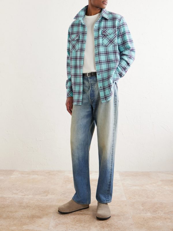Lagoon Checked Cashmere Shirt - OU