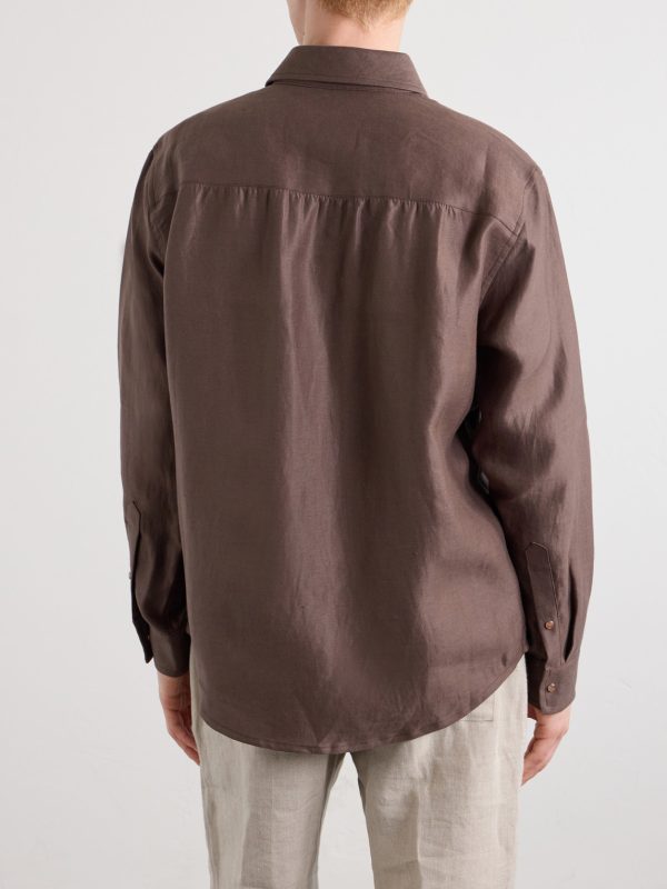 Cocoa Linen Shirt - BK