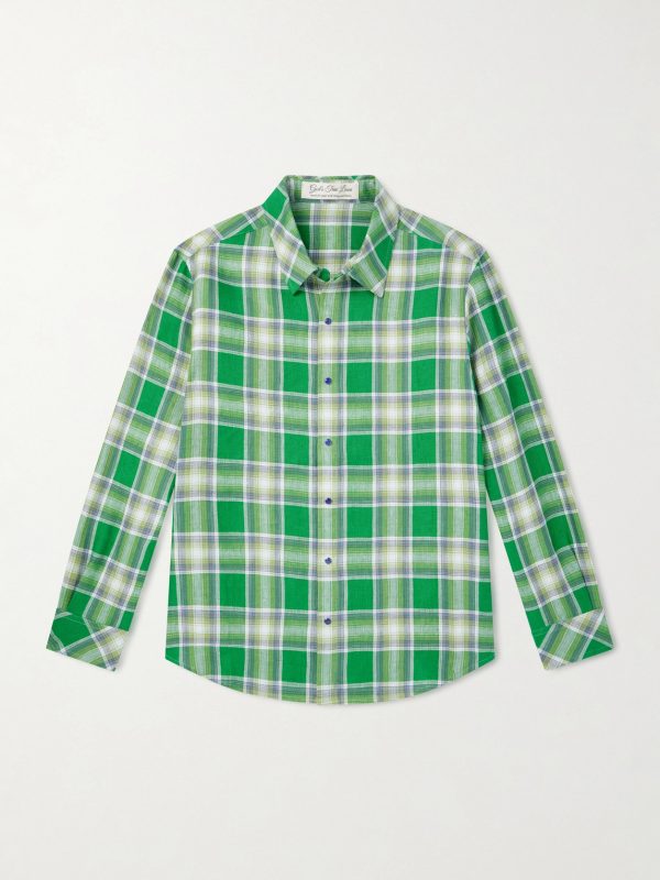 Harbor Checked Linen Shirt