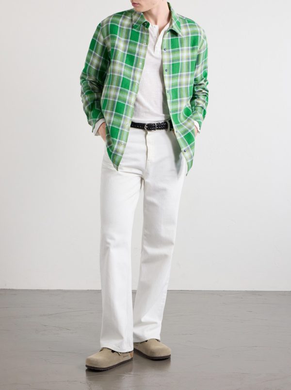 Harbor Checked Linen Shirt - OU