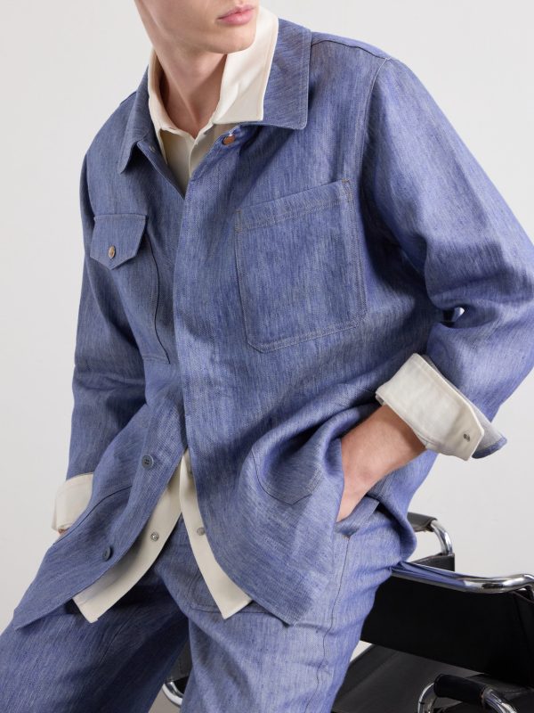 Linen Blouson Jacket - CU
