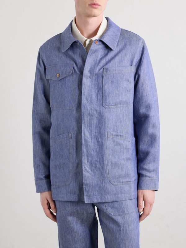 Linen Blouson Jacket - FR