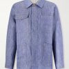 Linen Blouson Jacket