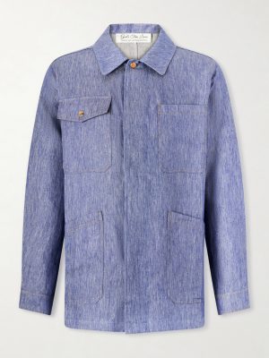 Linen Blouson Jacket Linen Blouson Jacket