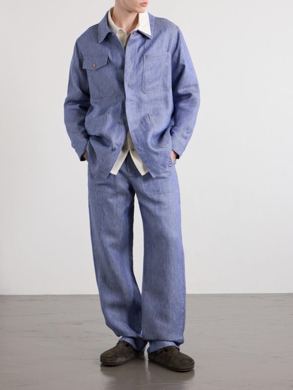 Linen Blouson Jacket - OU