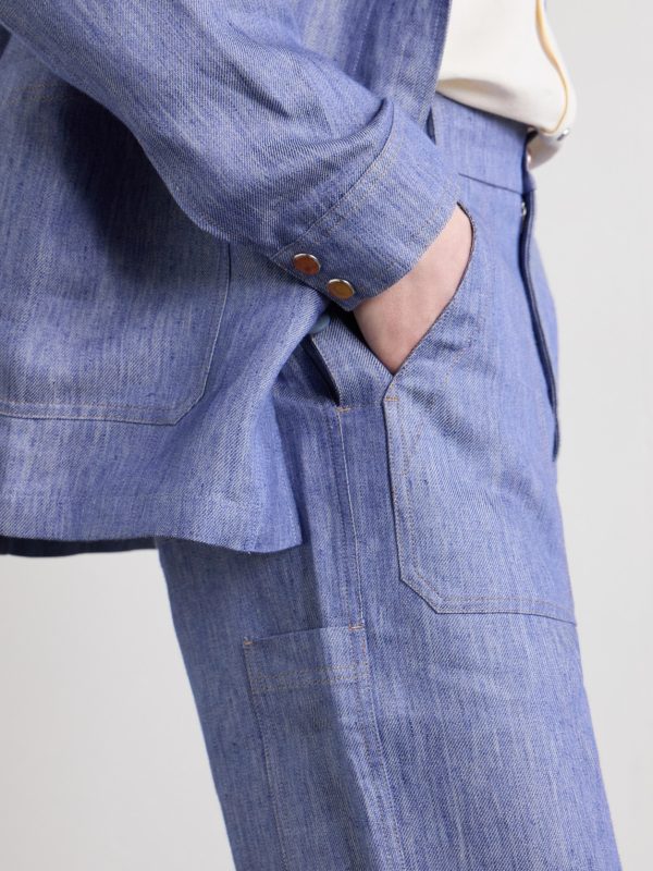 Wide-Leg Linen Trousers - CU Wide-Leg Linen Trousers - CU