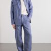 Wide-Leg Linen Trousers - OU Wide-Leg Linen Trousers - OU