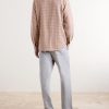 Midnight Rose Checked Cashmere Shirt - BK Midnight Rose Checked Cashmere Shirt - BK