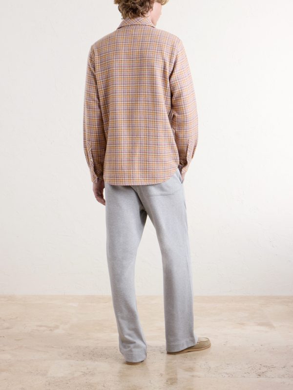 Midnight Rose Checked Cashmere Shirt - BK Midnight Rose Checked Cashmere Shirt - BK