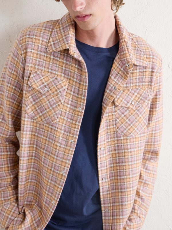 Midnight Rose Checked Cashmere Shirt - CU Midnight Rose Checked Cashmere Shirt - CU
