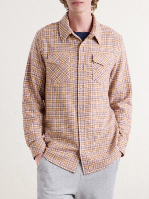 Midnight Rose Checked Cashmere Shirt - FR Midnight Rose Checked Cashmere Shirt - FR