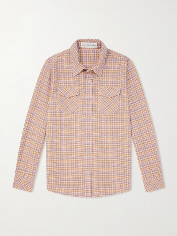 Midnight Rose Checked Cashmere Shirt Midnight Rose Checked Cashmere Shirt