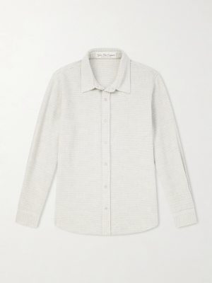 Pearlescente Ombre Checked Cashmere Shirt Pearlescente Ombre Checked Cashmere Shirt