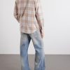 Checked Cashmere Shirt - BK Checked Cashmere Shirt - BK