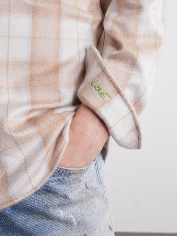 Checked Cashmere Shirt - CU Checked Cashmere Shirt - CU