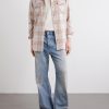 Checked Cashmere Shirt - OU Checked Cashmere Shirt - OU