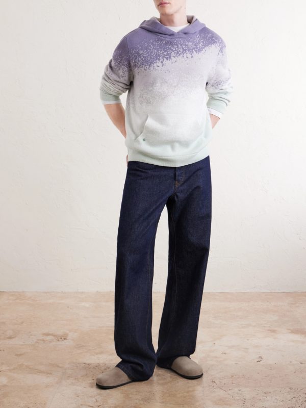 Ombre Cashmere Hoodie - OU Ombre Cashmere Hoodie - OU