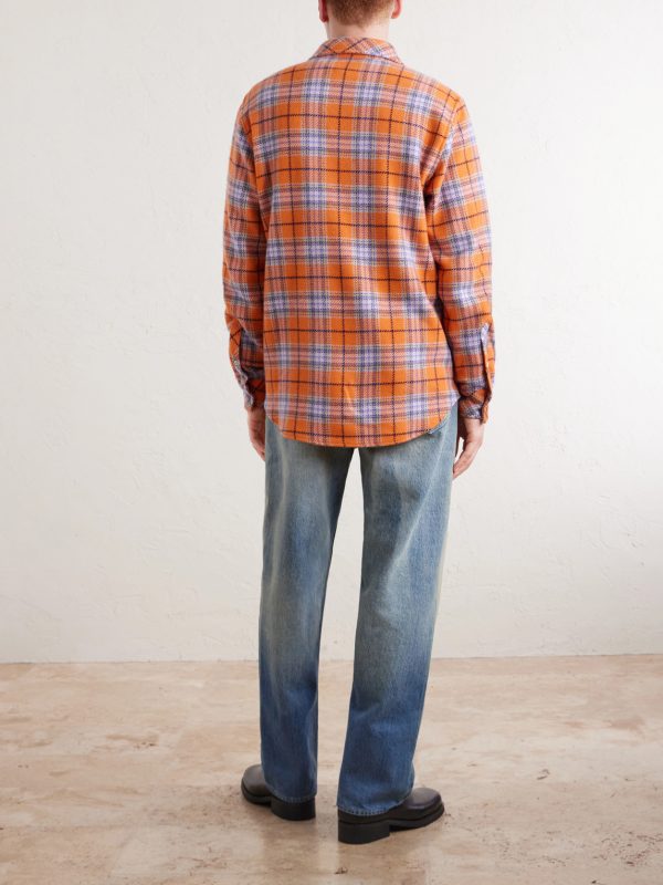 Midnight Sun Checked Cashmere Shirt - BK Midnight Sun Checked Cashmere Shirt - BK