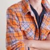 Midnight Sun Checked Cashmere Shirt - CU Midnight Sun Checked Cashmere Shirt - CU