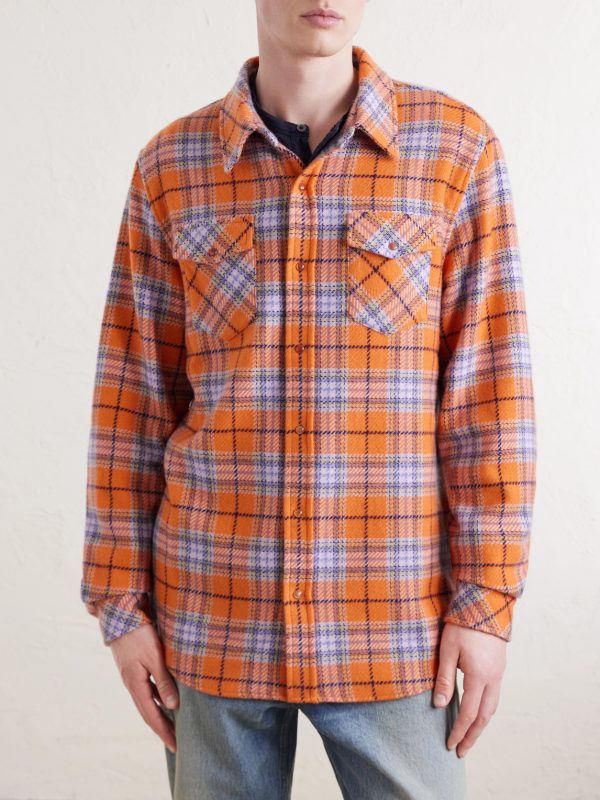 Midnight Sun Checked Cashmere Shirt - FR Midnight Sun Checked Cashmere Shirt - FR