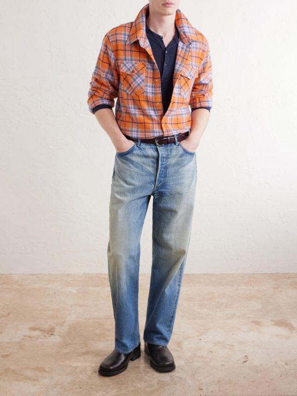 Midnight Sun Checked Cashmere Shirt - OU Midnight Sun Checked Cashmere Shirt - OU