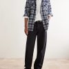 Lightning Checked Cashmere Shirt - OU Lightning Checked Cashmere Shirt - OU