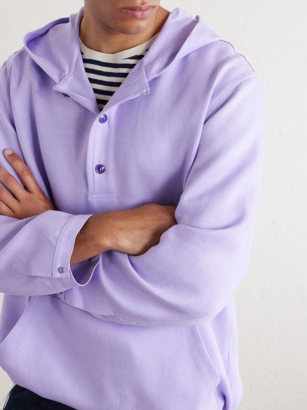 Linen Hooded Jacket - CU