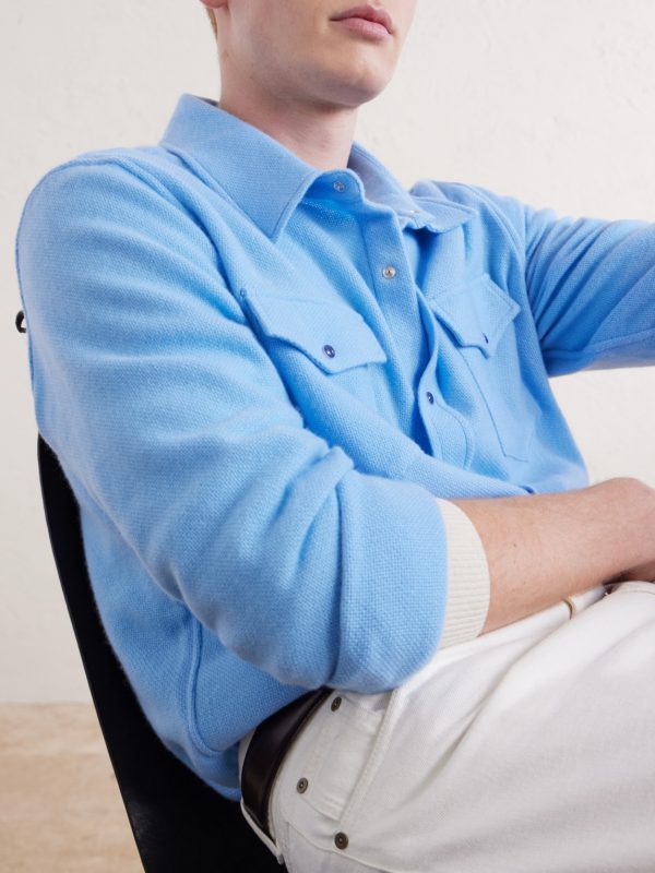 Blue Lagoon Cashmere Shirt - CU Blue Lagoon Cashmere Shirt - CU