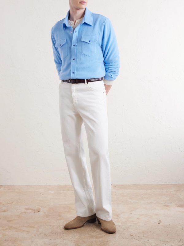 Blue Lagoon Cashmere Shirt - OU Blue Lagoon Cashmere Shirt - OU