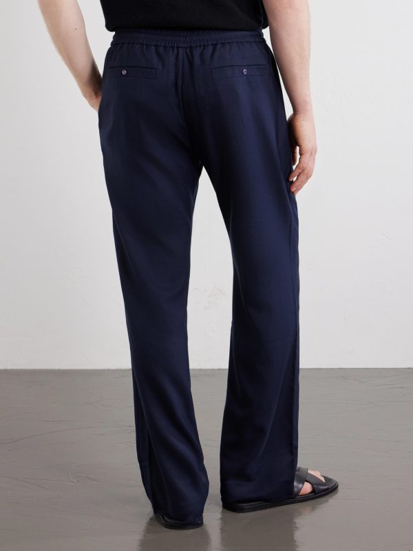 Straight-Leg Cashmere Trousers - BK