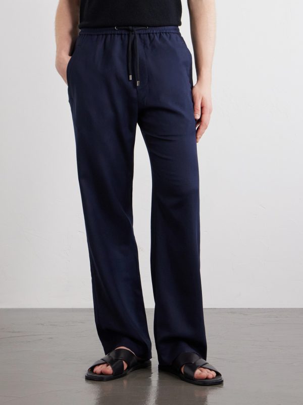Straight-Leg Cashmere Trousers - FR