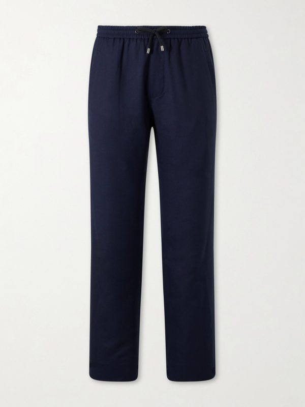 Straight-Leg Cashmere Trousers