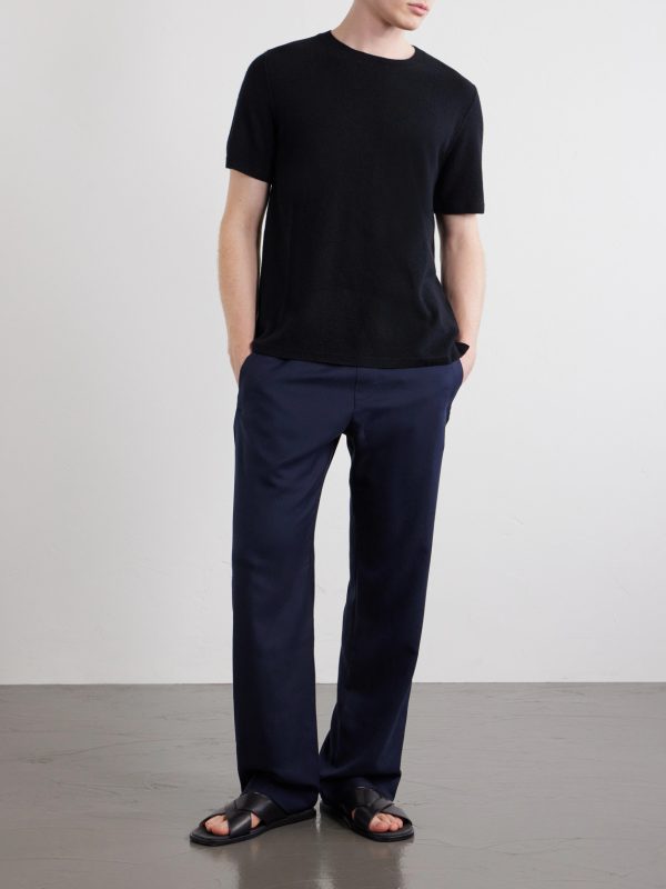 Straight-Leg Cashmere Trousers - OU