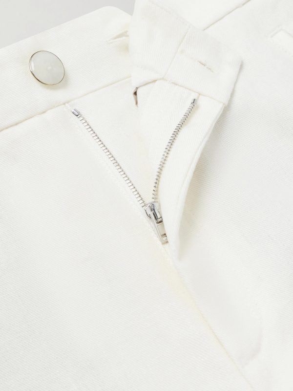 Straight-Leg Linen-Twill Shorts - E1 Straight-Leg Linen-Twill Shorts - E1
