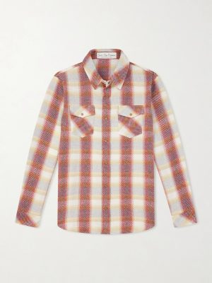 Checked Cashmere Shirt