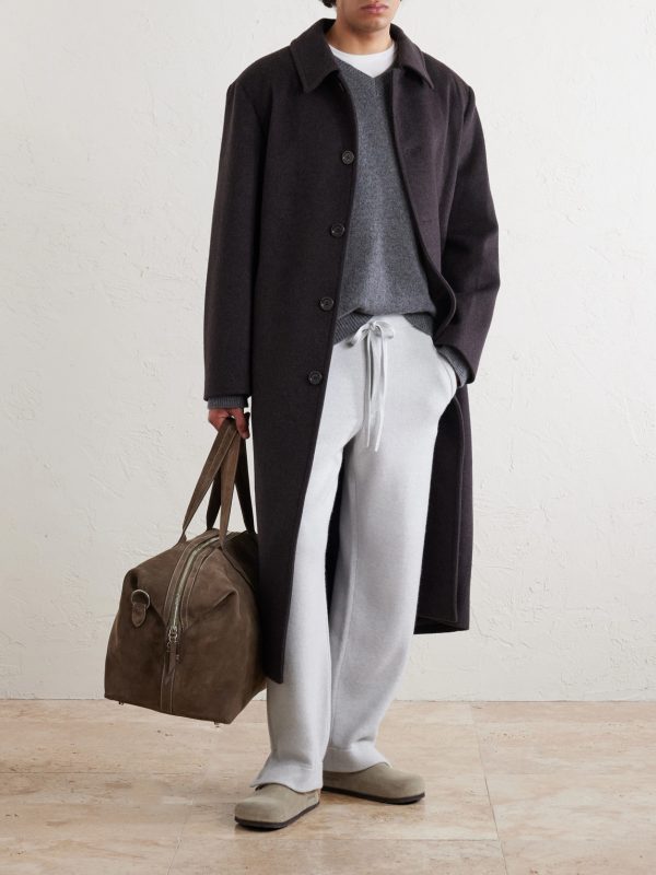 Straight-Leg Cashmere Trousers - OU Straight-Leg Cashmere Trousers - OU