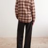 Saffron Checked Cashmere Shirt - BK Saffron Checked Cashmere Shirt - BK