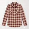 Saffron Checked Cashmere Shirt Saffron Checked Cashmere Shirt