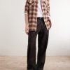 Saffron Checked Cashmere Shirt - OU Saffron Checked Cashmere Shirt - OU