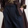 Tapered Pleated Wool and Mohair-Blend Trousers - CU Tapered Pleated Wool and Mohair-Blend Trousers - CU