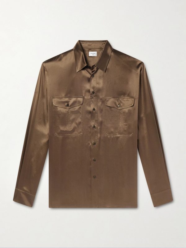 Silk-Satin Shirt Silk-Satin Shirt