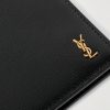Tiny Cassandre Logo-Appliquéd Leather Billfold Wallet - CU Tiny Cassandre Logo-Appliquéd Leather Billfold Wallet - CU