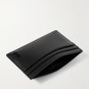 Tiny Cassandre Logo-Appliquéd Leather Cardholder - E1 Tiny Cassandre Logo-Appliquéd Leather Cardholder - E1
