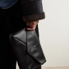 Logo-Embellished Full-Grain Leather Pouch - E2 Logo-Embellished Full-Grain Leather Pouch - E2