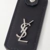 Cassandre Leather and Silver-Tone Key Fob - CU