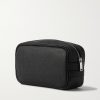 Full-Grain Leather Pouch - BK
