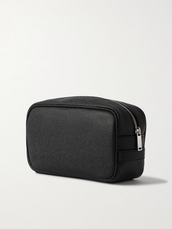 Full-Grain Leather Pouch - BK