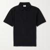 Logo-Embroidered Cotton-Blend Piqué Polo Shirt